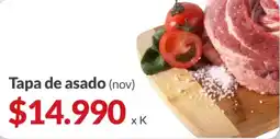 Supermercados Aiello Tapa de asado oferta