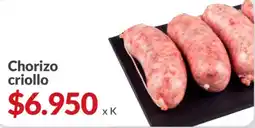 Supermercados Aiello Chorizo criollo oferta