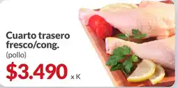 Supermercados Aiello Cuarto trasero fresco/cong. (pollo) oferta
