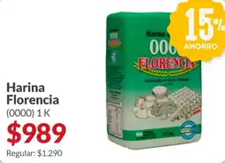 Supermercados Aiello Florencia harina 0000 oferta