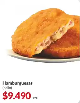 Supermercados Aiello Hamburguesas (pollo) oferta