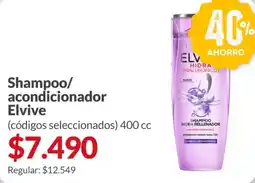 Supermercados Aiello Elvive shampoo/acondicionador oferta