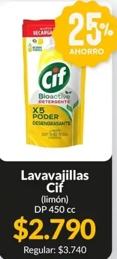 Supermercados Aiello Cif lavavajillas (limón) oferta
