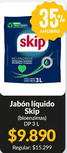 Supermercados Aiello Skip jabón líquido (bioenzimas) oferta
