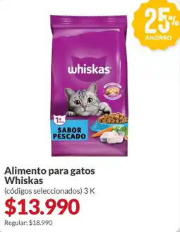 Supermercados Aiello Whiskas alimento para gatos oferta