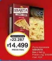 Makro Sibarita - pizza mozzarella oferta
