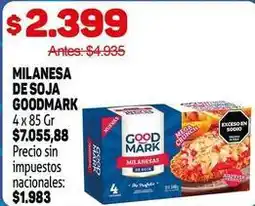 Makro Good - milanesa de soja oferta