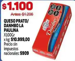 Makro La paulina - queso prato/danbo la paulina x100gr oferta