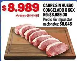 Makro Carne sin hueso congelado x kg oferta