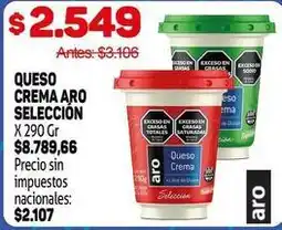 Makro Aro - queso crema aro seleccion oferta