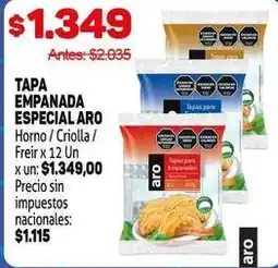 Makro Aro - tapa empanada especial aro oferta