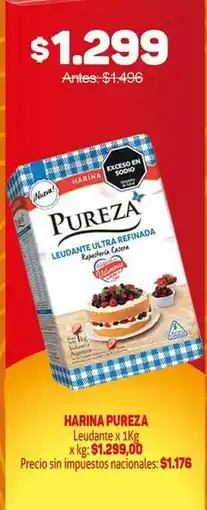 Makro Pureza - harina leudante ultra refinada repostería oferta
