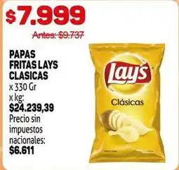 Makro Papas fritas clasicas oferta