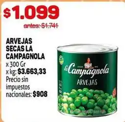 Makro La campagnola - arvejas secas oferta