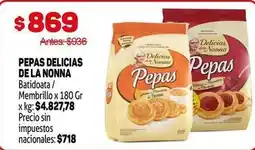 Makro Delicias de la nonna - pepas oferta