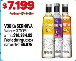 Makro Sernova - vodka sernova sabores x700ml oferta