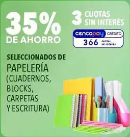 Supermercados Vea Papelería (cuadernos, blocks, carpetas y escritura) oferta