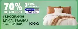 Supermercados Vea Krea - mantas, frazadas y acolchados oferta