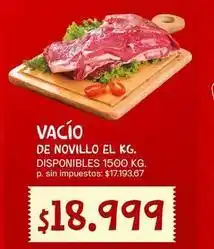Supermercados Vea Vacío de novillo oferta