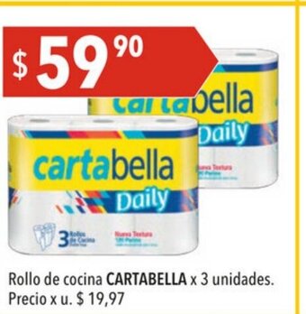 Hergo Cartabella Rollo de cocina x 3 unidades oferta