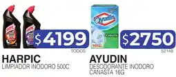 Masivos Harpic limpiador inodoro 500c oferta