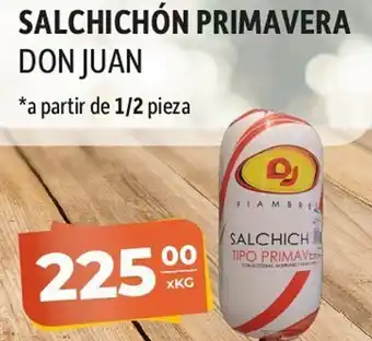 Salchichón Primavera Don Juan