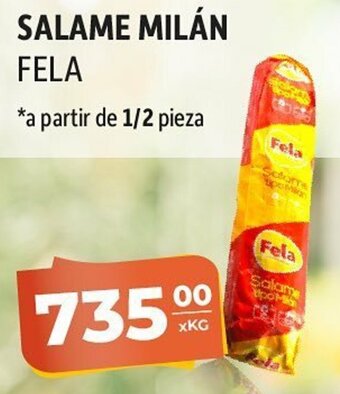 El Milagro Mayorista Salame Milán Fela oferta