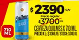 Supermercados DIA Quilmes cerveza oferta