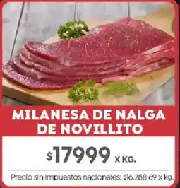 Jumbo Milanesa de nalga de novillito oferta