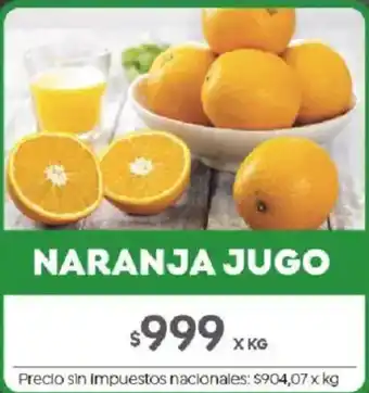 Jumbo Naranja jugo oferta