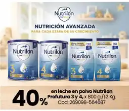 Coto Nutrilon Profutura 3 y 4 oferta
