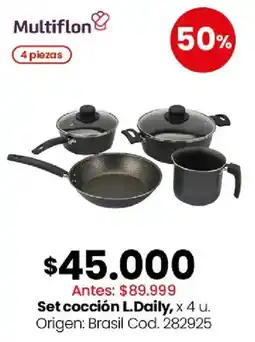 Coto Multiflon set cocción L.Daily oferta
