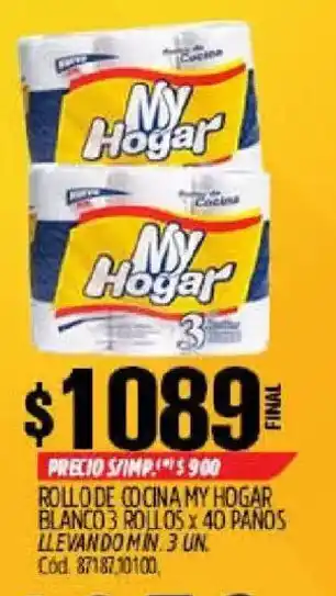Supermercados Yaguar My hogar rollo de cocina oferta