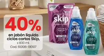 Coto skip jabón líquido ciclos cortos oferta
