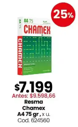 Coto Chamex resma oferta