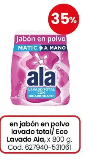 Ala jabón en polvo