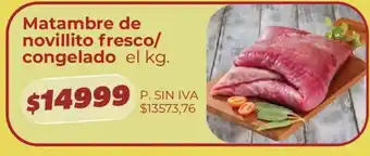 Supermercados Vea Matambre de novillito fresco/congelado oferta