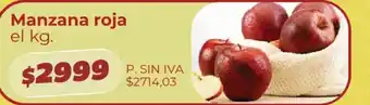 Supermercados Vea Manzana roja oferta