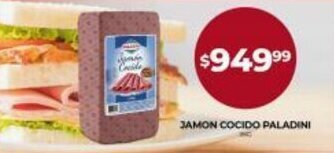 Supermercados Tadicor Jamon Cocido Paladini oferta