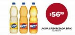 Supermercados Tadicor Agua Saborizada Brio oferta