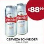 Supermercados Tadicor Cerveza Schneider oferta