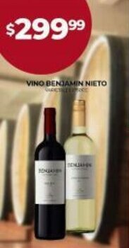 Supermercados Tadicor Vino Benjamin Nieto oferta