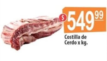 Autoservicio Capo Costilla de Cerdo x Kg. oferta