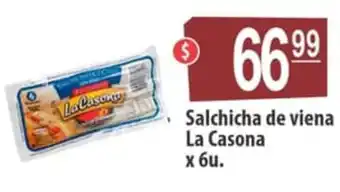 Autoservicio Capo Salchicha de Viena La Casona x 6 u. oferta