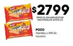 Diarco Pozo - vainillas oferta