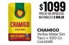 Diarco Chamigo - yerba mate sin tacc x 500 gr. cód:22085 oferta