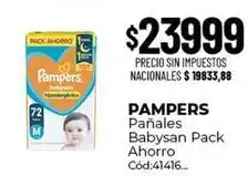 Diarco Pampers - pañales babysan pack ahorro oferta