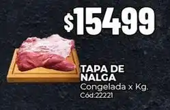 Diarco Tapa de nalga congelada x kg. cód:22221 oferta