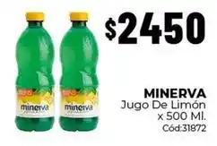 Diarco Minerva - jugo de lim uevoacuten x 500 ml oferta