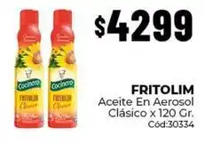 Diarco Fritolim - aceite en aerosol cl uevo sico x 120 gr. c uevo d:30334 oferta